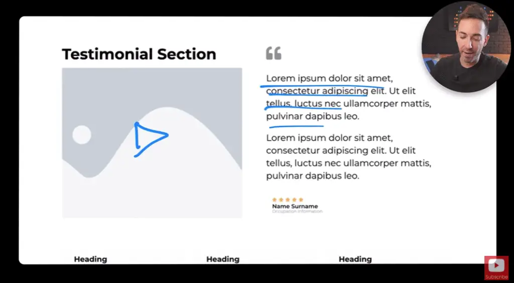 Testimonial Section